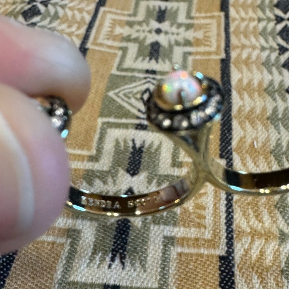 KS Floating Opal Adjustable Ring - Picture 2 of 3